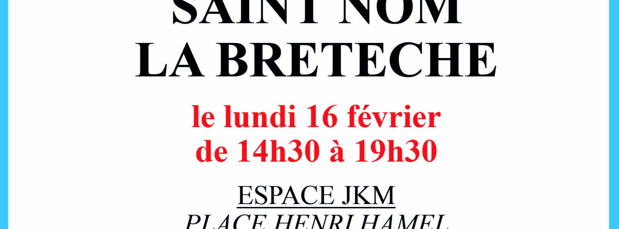 Affiche don du sang février 2026