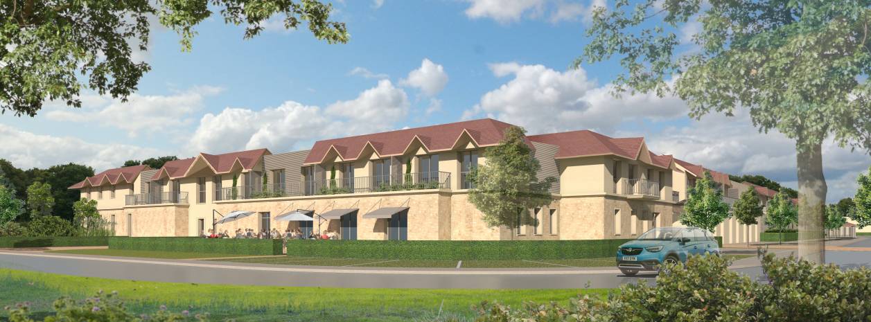 Perspective du projet de résidence services seniors