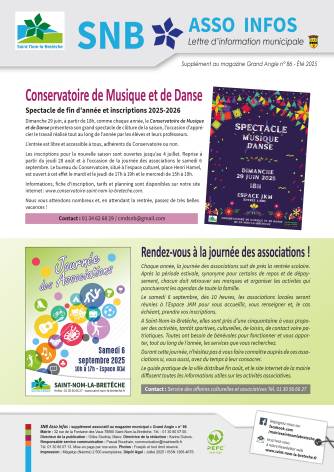 SNB Asso n° 86 - Été 2025