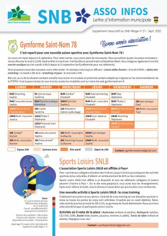 SNB Asso n° 21 Octobre 2020