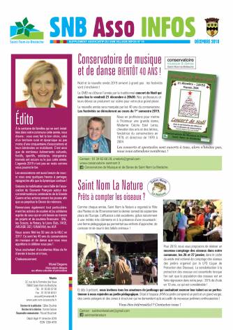 SNB Asso Infos décembre 2018