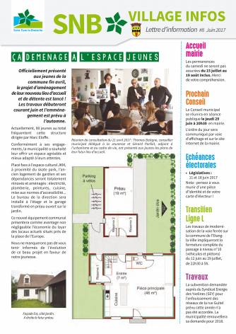Couverture SNB Village n° 8 juin 2017